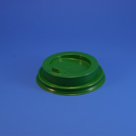 Крышка d=80мм с боковым отверстием зелёная 1000шт.