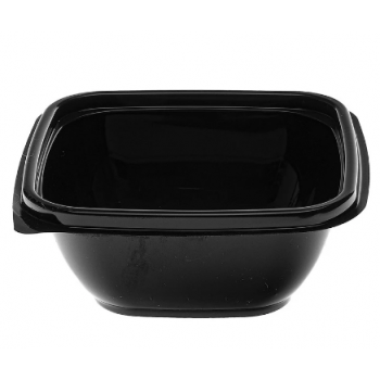 Контейнер РЕТ 126*126*38,5мм 250мл черный DRV