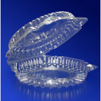 Упаковка для пирогов d21,0*5,3 см внутр 1800 мл прозрачная с нераздельной крышкой 240 шт/кор