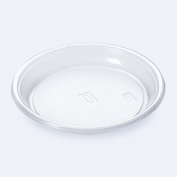 Тарелка дес d=165мм 100шт/уп(2000) бесцвет  z100