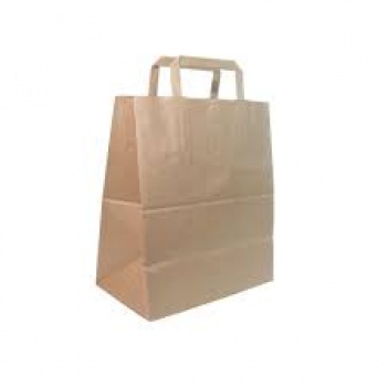 Пакет бумажный 24*14*28 б/п, крафт с пл.р  МКС  z75