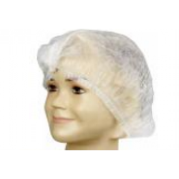 Шапочка Шарлотта, спанбонд, Белая 21 дюйм (JL) 100 шт/уп z53