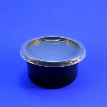 Контейнер К-115-350 мл Черный (супница) 50/500 (Кр 01020130) Лео z7