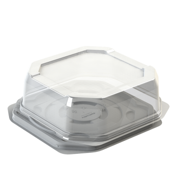 Контейнер одноразовый пластиковый упак УК-260Н-01, черная, Крыш (10040316) 60/240, Каш z45