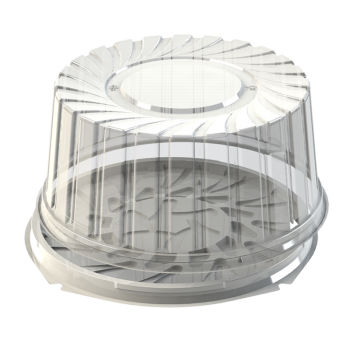 Контейнер одноразовый пластиковый упаковочный УК-285Н-05, ППП, белая, Крыш (10020206) 65/260 Каш z43