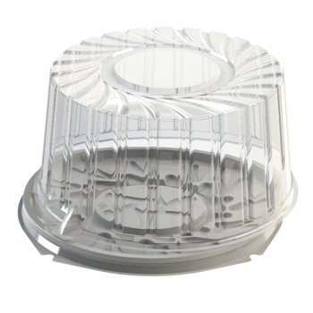 Контейнер одноразовый пластиковый упак УК-290ВБ-11, прозр, Дно (10040329) 50/200 Каш z46