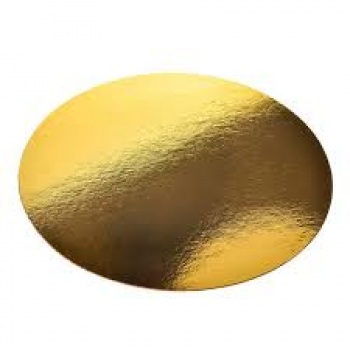 Подложка золото D 240 мм ( Толщина 0,8 мм )*100 шт/упак Джид