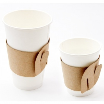 Манжета на стакан 270-500мл.100/1000 Капхолдер для стаканов КазАр 100 шт/уп z53