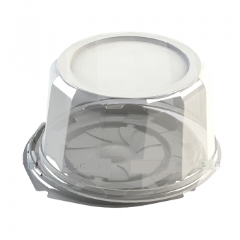 Контейнер одноразовый пластиковый упаковочный УК-294ВБ-01, прозр, Дно (10040331) 50/200 Каш z31
