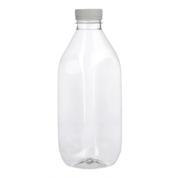 Бутылка пластиковая 1 л с крышкой 100/100