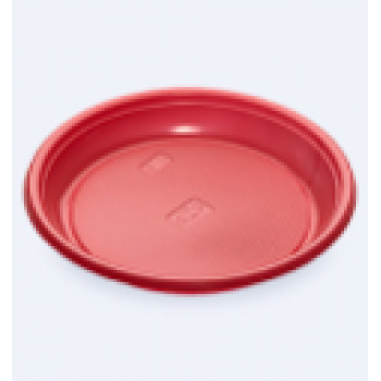 Тарелка дес d=165мм 100шт/уп(2000) красная