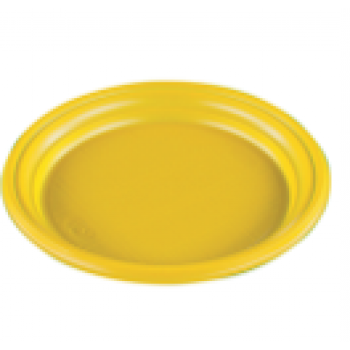 Тарелка дес d=165мм 100шт/уп(2000) желтая