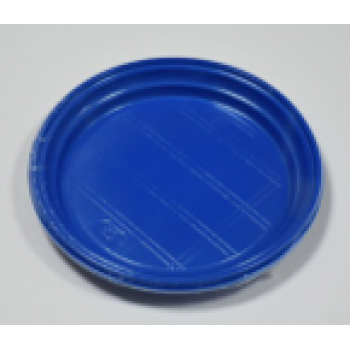 Тарелка дес d=205мм 50шт/уп(2000) синяя Фоп