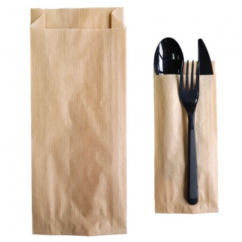 НЕ ВБИВАТЬ! Пакет бумажный  200*80*20м корич под приборы ИРМ 100шт/уп z106