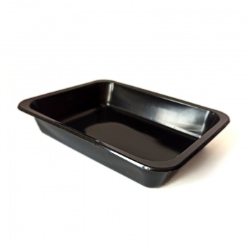 Контейнер одноразовый пластиковый упаковочный УК-369В, ППП, черная, 48/288 Каш z44