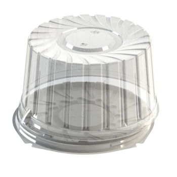 Контейнер однаразовый пластиковый упаковочный УК-278Н, ППП, коричневая, 70/420 Каш z31