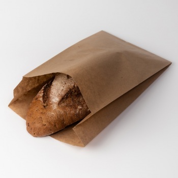 Пакет бумажный 250*170*70 крафт б/п 100/1400 (VD) z96