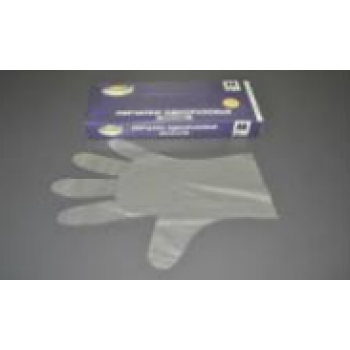 Перчатки однораз эластомер XL прозрачные 100шт/уп