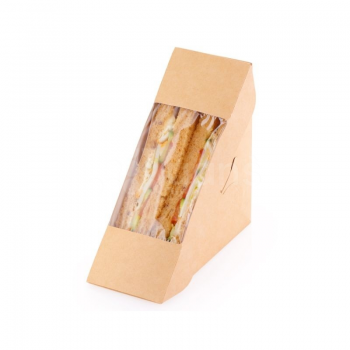 Упаковка ECO SANDWICH 60 13*13*6см с окном 50/500шт Ирм z57