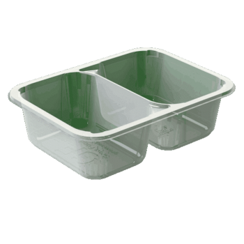 Контейнер одноразовый пластиковый упак УК-361ИА, ППП, черная, 45/360 Каш z74