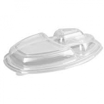 Крышка к Ланч-боксу СпК-257К 3 секции прозрачная 30/300 (КазАр) z144