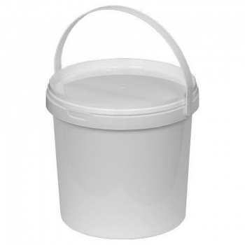 Корпус ведра 11 л. с ручкой (белый)  (Кр 181023) (StL)  z150