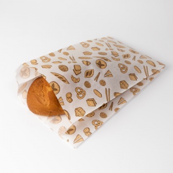 Пакет бумажный 250*170*70 ВП Выпечка 100/1400 (VD) z97