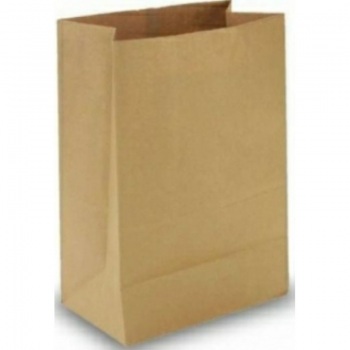Пакет бумажный 260*150*340 крафт плоское дно (без ручек) (VD) 25/400 z106