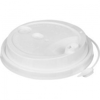 Крышка к стаканам d9,0см с пробкой заглушкой (Ук-90) белая 50/1000