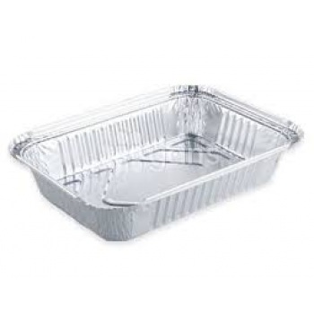 Контейнер из алюм фольги 1040мл 22,5х17,5х3,5см 25 шт/уп (крыш 14020115), Ирм z81