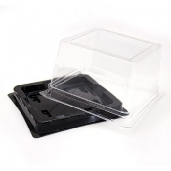 Упаковка ПР-Т-138 КРЫШКА 138х138х96  прозрачная 50/300 z131