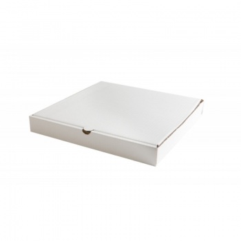 Коробка для пиццы 40*40*4 см белая КазАр 50шт/уп z3