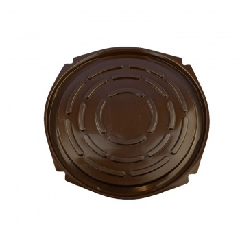 Контейнер одноразовый пластиковый упаковочный УК-216Н-05, корич, Крыш (10040374) 100/400 Каш z41