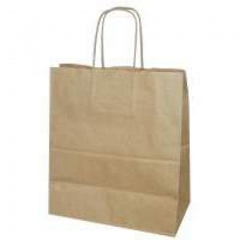 Пакет бумажный 310*200*340, с ручками крафт МКС 1/250 z250