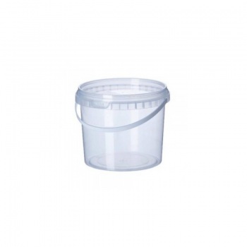 Ведро 0,850 л. прозрачный 100шт/уп (кр 181036) (StL) z154