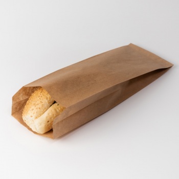 Пакет бумажный 300*100*50 крафт б/п 100/2000 (VD) z96