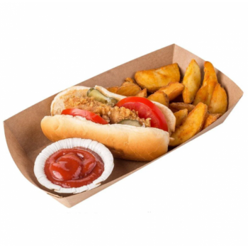 Упаковка ECO HD, Pure Kraft для хот догов, картофеля фри 50/800 Каз z115