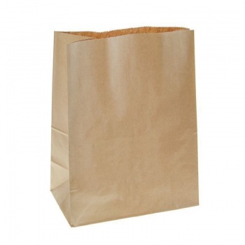 Пакет бумажный 22*12*30 б/п, крафт без ручек 50/550 МКС z107