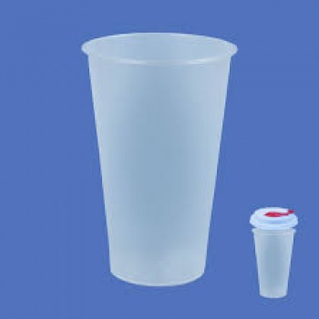 Стакан пластиковый РР 650 мл прозрачный/матовый d9см, Крыш (14030101) 10/200 Ирм 
