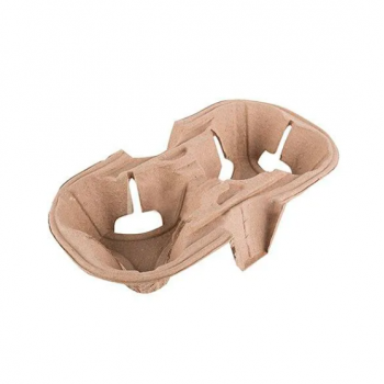 Держатель для стаканов на 2шт крафт 21,6*11,3*4,5см 107/428 ИРМ