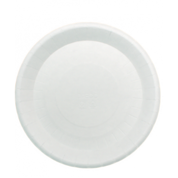 Тарелка одноразовая картон d18см белая OSQ PLATE 180WB 100/900 ИРМ