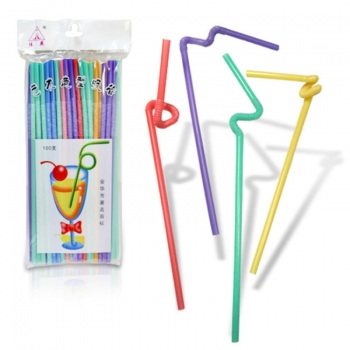Трубочка творческая d0,6*26см разноцветная 100шт/уп, Ирм z137