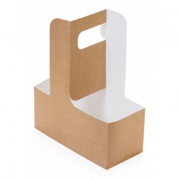 Держатель для стаканов на 2шт картон 17*8*21,5см ECO CUPHOLDER 25/400, Ирм z53